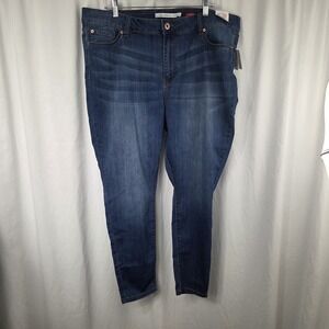 Celebrity Pink Womens Mid Rise Skinny Jeans Blue Size 20 P